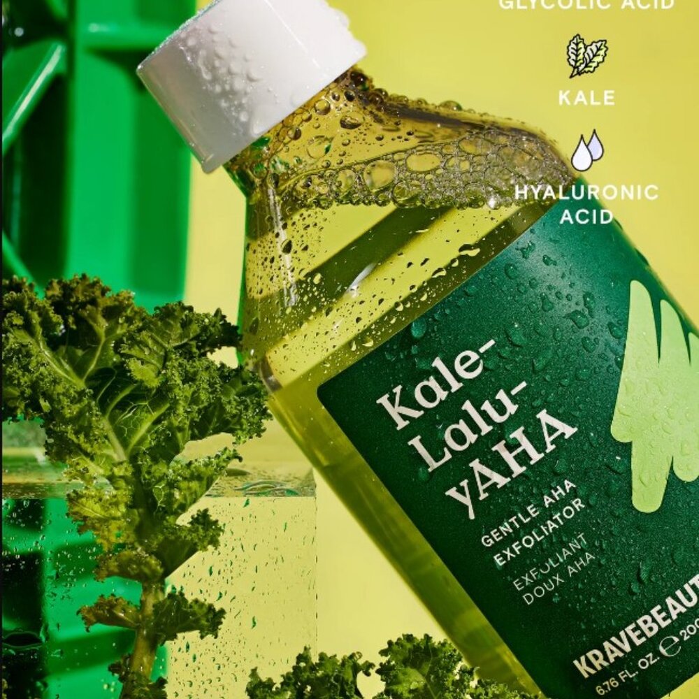 Kale-Lalu-yAHA Gentle AHA Exfoliator - Krave Beauty